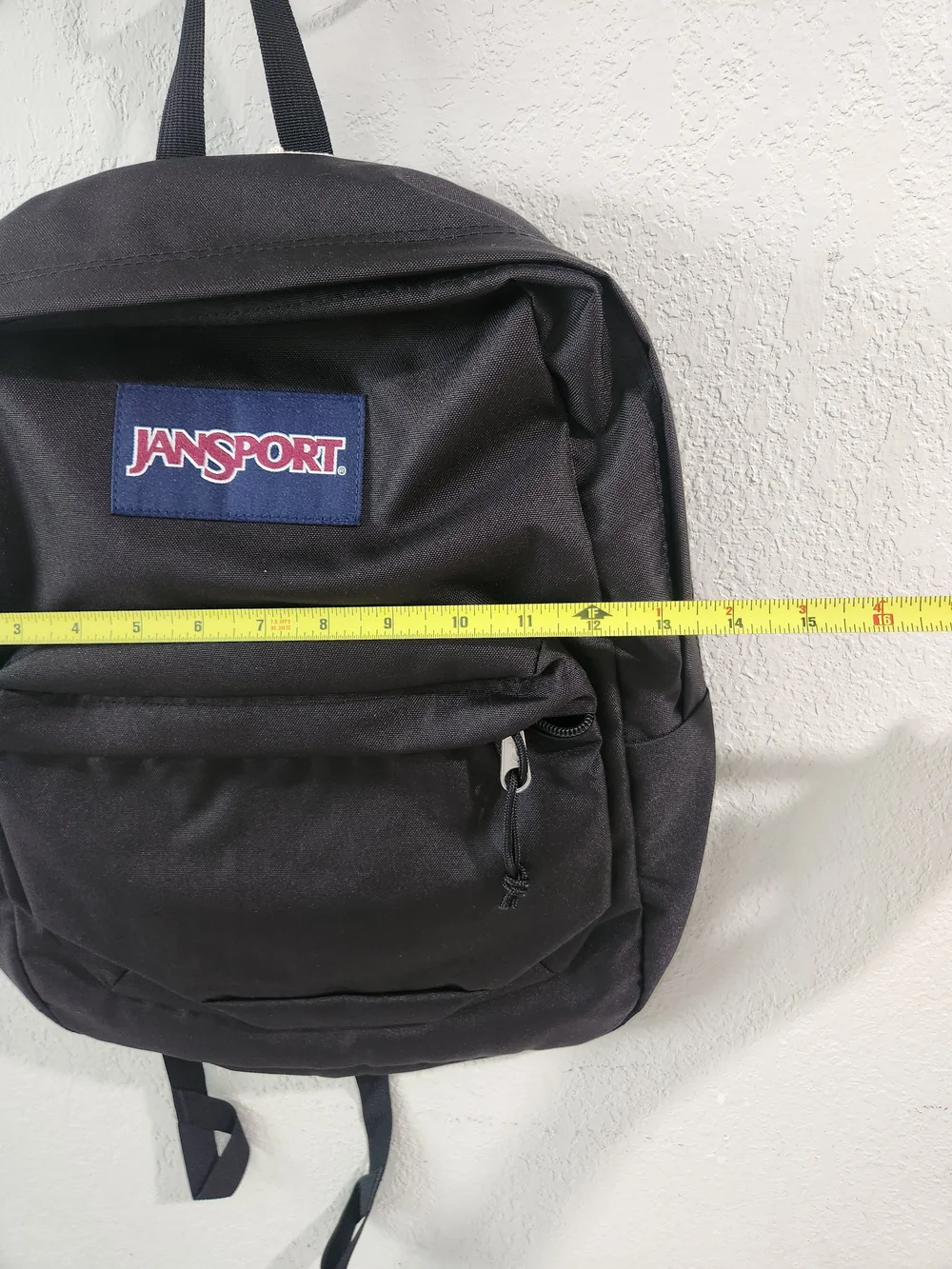 Jansport Black Backpack with Red Logo